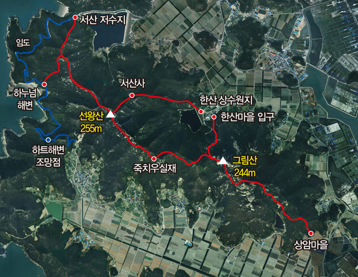 선왕산 등산로
