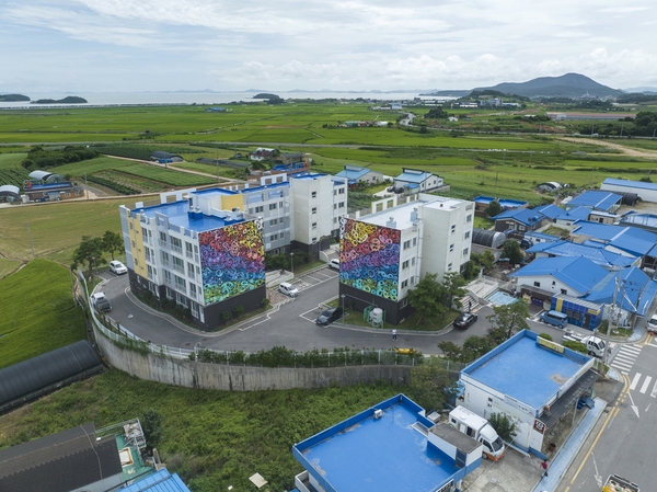 압해읍 위대한 낙서마을 그라피티 6