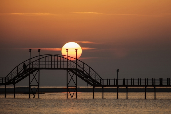 증도 짱뚱어다리일몰 6