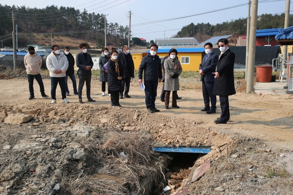 2022.02.04 비금면,바나나하우스 현장방문 4