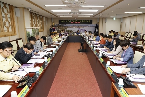 신안군, 2025년 상반기 주요업무 추진상황 보고회 개최..'군수 권한대행 주재로 167건 현안 점검 및 적극 대응 방안 논의'1