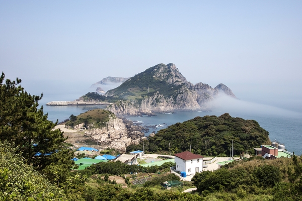 흑산 만재도 마구산등산로에서 본 만재도 2