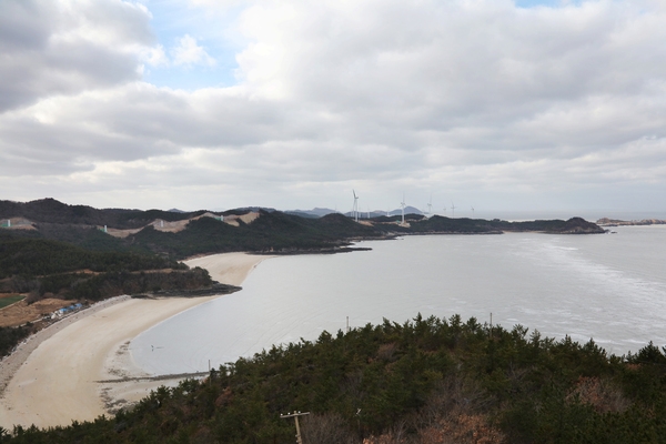 자은 사월포해군기지에서 본 해안 1