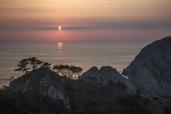 흑산 만재도 외마도 내마도 방면 일몰 5