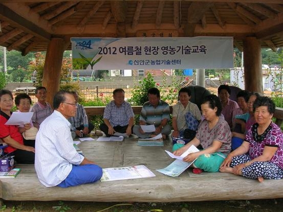 신안군, 여름철 현장 영농기술교육 추진.. 1