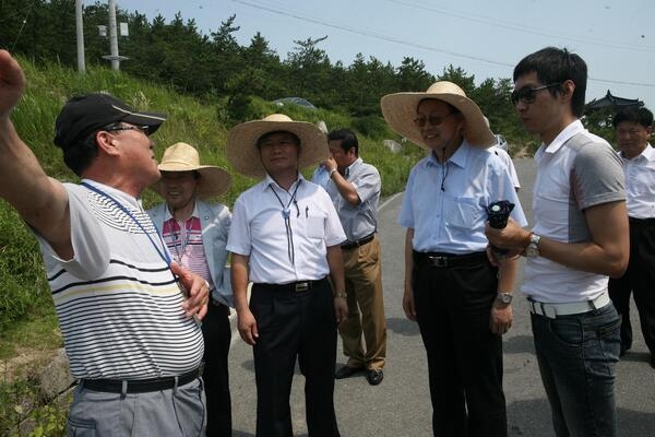 장신썬(張鑫森) 주한 중국 대사 일행 슬로시티 증도 방문 2