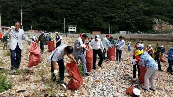 신안군 농촌지도자 자연환경 캠페인 앞장서..