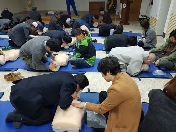 신안군, 구조 및 응급처치 교육 실시..