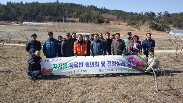 신안군, 꾸지뽕 봄철 정지전정 현장실습 교육 실시 !! 1