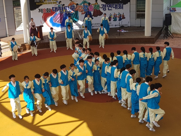 도초고등학교, 2018년 전국 강강술래 2개 경연대회 대상 수상 2