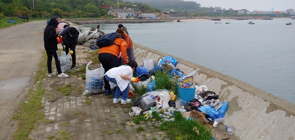 신안군 공무원 자원봉사단 봉사활동..