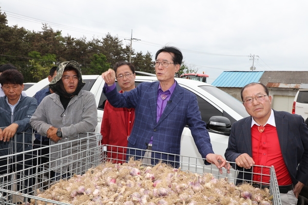 신안군, 마늘 재배 기계화로 노동력 절감에 나선다..