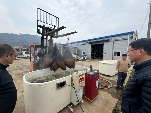 신안군, 볍씨 온탕소독 무료 서비스  실시..